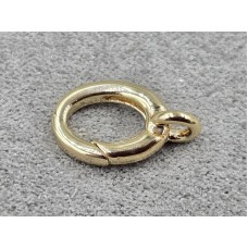 Замок 10*15 мм колір золото (гіпоалергений сплав)