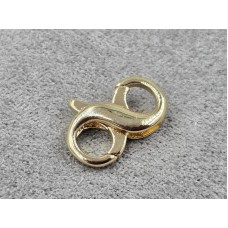 Замок 8*15 мм колір золото (гіпоалергений сплав)