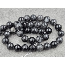 Кварц 10 мм рутиловый длина 38 см черный