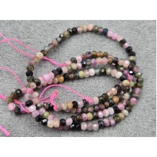 Турмалін рондель 3*2 мм грань довжина 37 см 