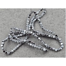 Гематит кубик 2 мм колір сталь довжина 39-40 см