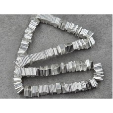 Гематит квадрат рондель 8*1,4 мм цвет серебро длина 39-40 см