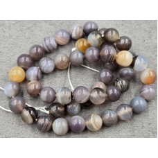 Агат Ботсвана 8,5 мм длина 39-40 см