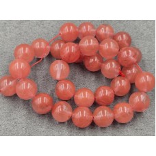 Кварц кавуновий 12,5 мм довжина 36 мм