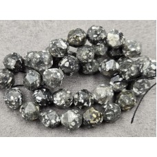 Обсидиан 10 мм многогранник длина 35-36 см