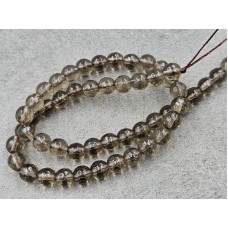 Раухтопаз (стекло) 8 мм грань длина 36-37 см