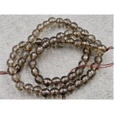 Раухтопаз (стекло) 6 мм грань длина 36-37 см