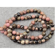 Родоніт 4,5-5 мм грань довжина 36 см