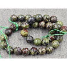 Яшма (кровь дракона) 10 мм грань длина 38 см