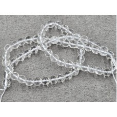 Гірський кришталь (скло) 6 мм грань довжина 37 см