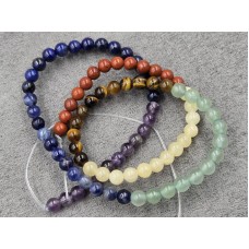 Мікс каменів *7 чакр* 4,5-5 мм довжина 38 см