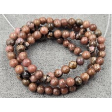 Родонит 4 мм довжина 38 см