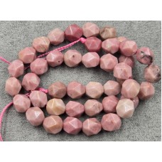 Родонит 8 мм многогранник длина 35-36 см