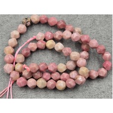 Родонит 6 мм многогранник длина 35-36 см