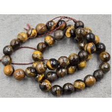 Тигрове око 8-8,5 мм грань довжина 37 см