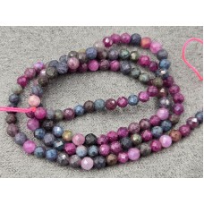 Сапфір + рубін 3,4-3,7 мм грань довжина 38-39 см