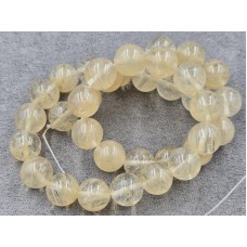 Кварц лимоний 10,5 мм довжина 37 см