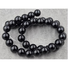 Обсидіан 10 мм чорний довжина 38 см