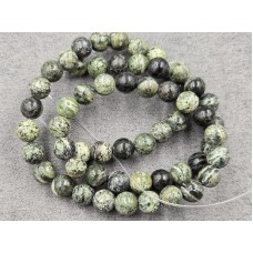 Яшма зебра 6,5-7 мм довжина 37 см