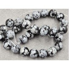 Обсидіан 12,5 мм довжина 38 см