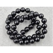 Обсидіан 8,5-9 мм чорний довжина 38 см