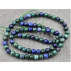 Азурмалахит 5 мм длина 38 см