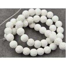 Лава 8,5 мм синтетична біла довжина 38 см