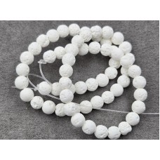 Лава 6,5 мм синтетична біла довжина 37 см