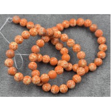 Варисцит 6-6,5 мм сінтетичний помаранчовий довжина 38-39 см