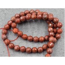 Яшма червона 6-6,5 мм грань довжина 37-38 см