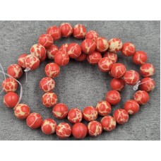 Варисцит 8-8,5 мм синтетический красный длина 38-39 см