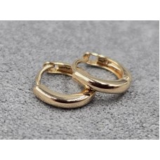 Серьги Xuping 2 мм высота 11 мм цвет 18к