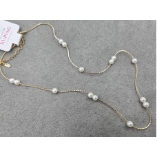 Колье Xuping шарик 5 мм толщ. 0,8 мм длина 45+5 см цвет золото 18к