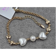 Браслет Xuping бусина 10+7 мм довжина 17+3 см колір золото 18к