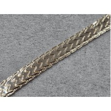 Браслет Xuping 10 мм довжина 18 см колір золото 18к