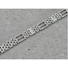 Браслет Xuping 8 мм довжина 17+2 см родій