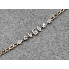 Браслет Xuping 8 мм довжина 17+2 см колір золото 18к