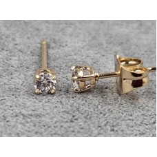 Гвоздики Xuping 3 мм цвет 18к