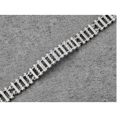 Браслет Xuping 7 мм довжина 17+2 см родій