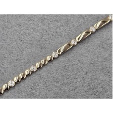 Браслет Xuping 5 мм довжина 17+2 см колір золото 18к