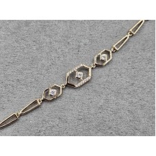 Браслет Xuping 10 мм довжина 17+2 см колір золото 18к