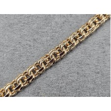 Браслет Xuping 7 мм довжина 19 см колір золото 18к