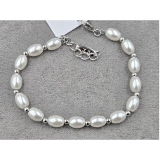 Браслет Xuping 6 мм довжина 17+3 см родій