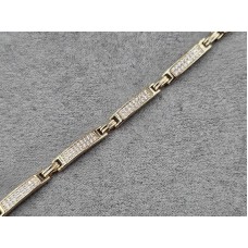 Браслет Xuping 4 мм довжина 16+2 см колір золото