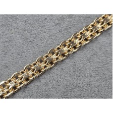 Браслет Xuping 9 мм довжина 21 см колір золото 18к