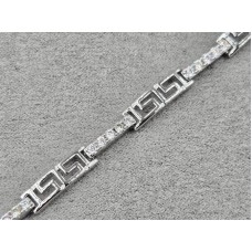 Браслет Xuping 5 мм довжина 17+2 см родій