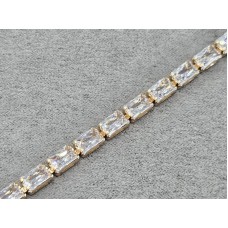 Браслет Xuping 4 мм довжина 16+3 см колір золото 18к