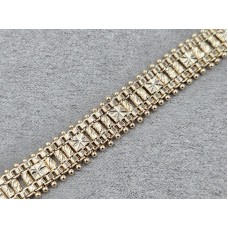 Браслет Xuping 10 мм довжина 19 см колір золото 18к