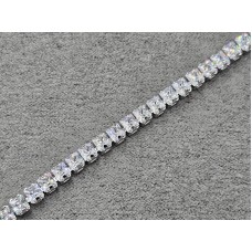 Браслет Xuping 4 мм довжина 17+2 см родій