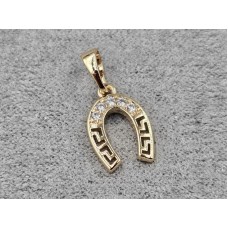 Кулон Xuping 10 мм высота 20 мм цвет золото 18к